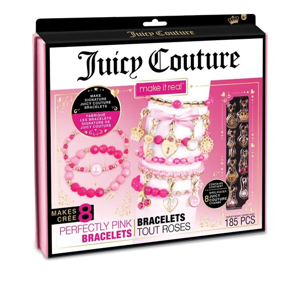 Juicy Couture Jewelry - 🆕Juicy Couture Bracelet Making Kit - Makes 8 Bracelets! 185 Pcs SO CUTE 💗